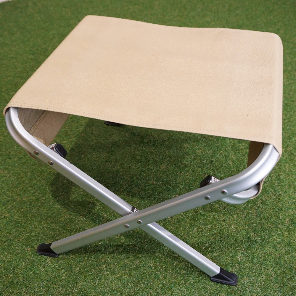 美品  スノーピーク（snowpeak） ローチェアオットマン カーキ LV-103KH テーブル・チェア　薪台としても