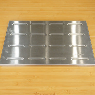 美品  スノーピーク（snowpeak）  MYテーブルステンレストップ LV-038 テーブル・チェア　MYテーブル竹専用オプション　廃盤