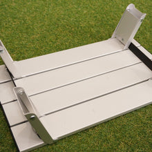 画像をギャラリービューアに読み込む, 美品  アルミローテーブル　ミニ　テーブル・チェア　ソロキャン必携　アルミロールテーブル　コンパクト収納