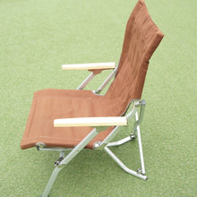 画像をギャラリービューアに読み込む, 美品 スノーピーク（snowpeak） ローチェア30 ブラウン LV-091BR テーブル・チェア　定番・人気のロースタイル　焚火台・ジカロテーブルに最適