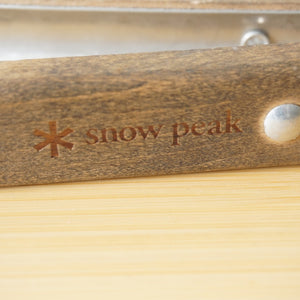 スノーピーク（snowpeak） 火ばさみ N-020 ストーブ・コンロ　キャンプ・バーベキュー　炭用薪用トング