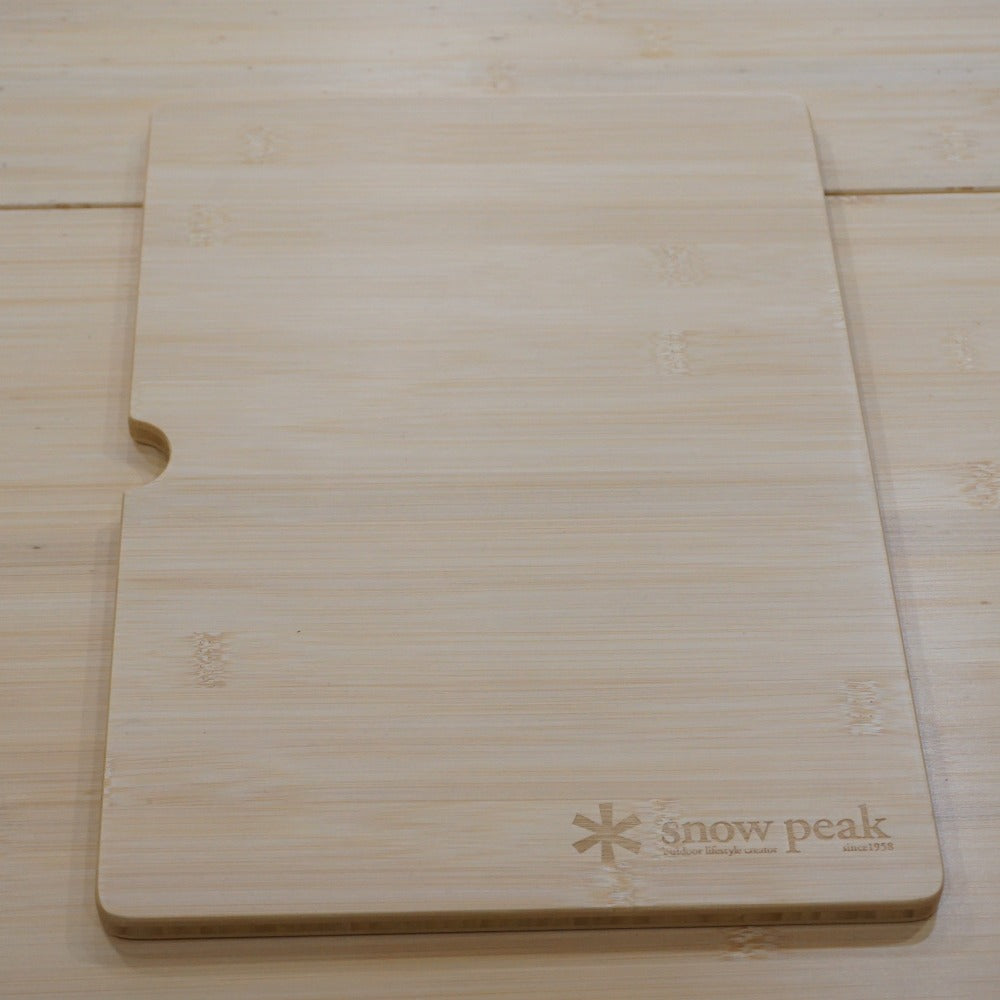 美品  スノーピーク（snowpeak） IGTウッドテーブル(S)竹 CK-125T テーブル・チェア　アイアングリルテーブルIGT専用オプション　天板