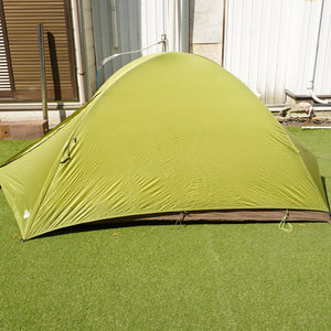 【組立確認済】 美品  アライテント（ARAI TENT） エアライズ2 AIR RISE2& 専用外張 セット テント Fグリーン RIPEN ソロ 山岳