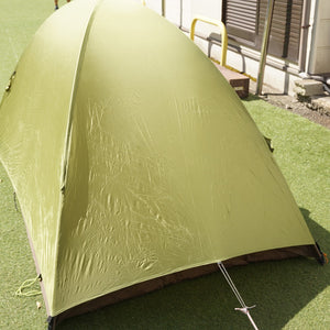 【組立確認済】 美品  アライテント（ARAI TENT） エアライズ2 AIR RISE2& 専用外張 セット テント Fグリーン RIPEN ソロ 山岳