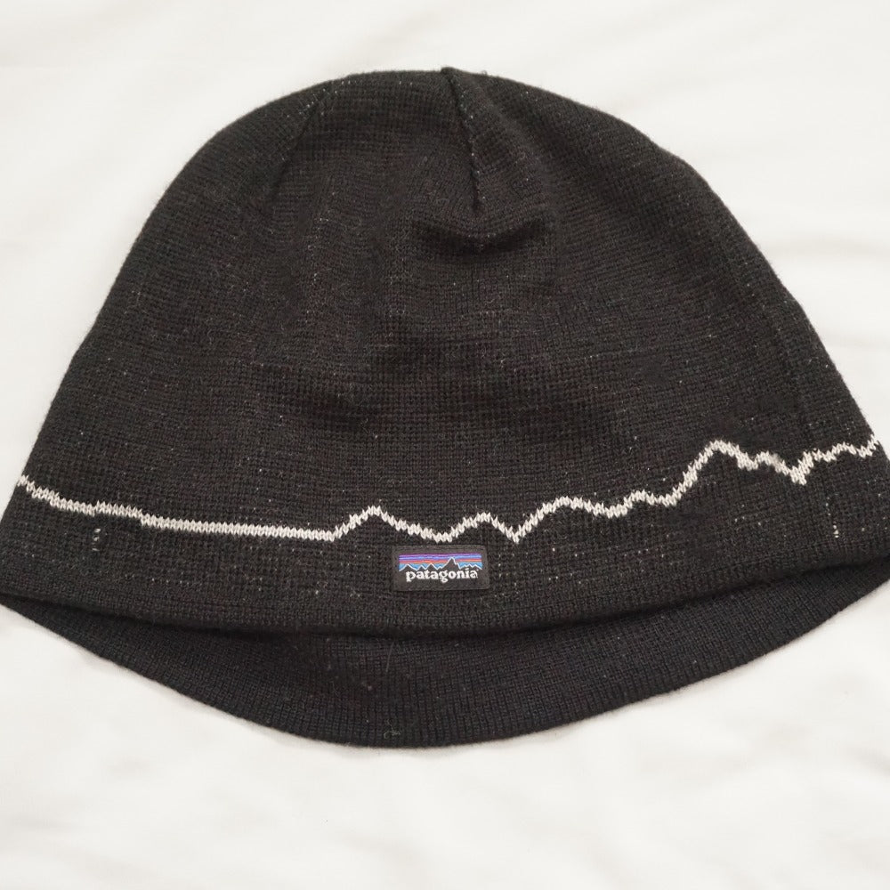 パタゴニア（patagonia） ニット帽 ニットキャップ ブラック [9/26値下げ]