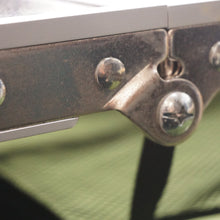 画像をギャラリービューアに読み込む, 美品  SOUTHFIELD（サウスフィールド） フォールディングラックテーブル120 アウトドアテーブル　折り畳み　ネットラック付テーブル