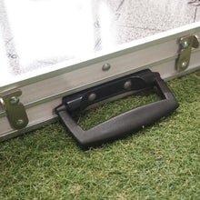 画像をギャラリービューアに読み込む, 美品  SOUTHFIELD（サウスフィールド） フォールディングラックテーブル120 アウトドアテーブル　折り畳み　ネットラック付テーブル