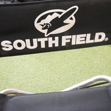 画像をギャラリービューアに読み込む, 美品  サウスフィールド（SOUTHFIELD） サイドテーブル付きチェア 2脚セット　可動式テーブル　フォールディングディレクターズチェア　テーブル・チェア