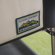 画像をギャラリービューアに読み込む, 美品  サウスフィールド（SOUTHFIELD） サイドテーブル付きチェア 2脚セット　可動式テーブル　フォールディングディレクターズチェア　テーブル・チェア