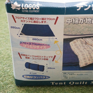ロゴス（LOGOS） テントキルトマットM 寝袋・寝具　インナーマット　中綿　260cm