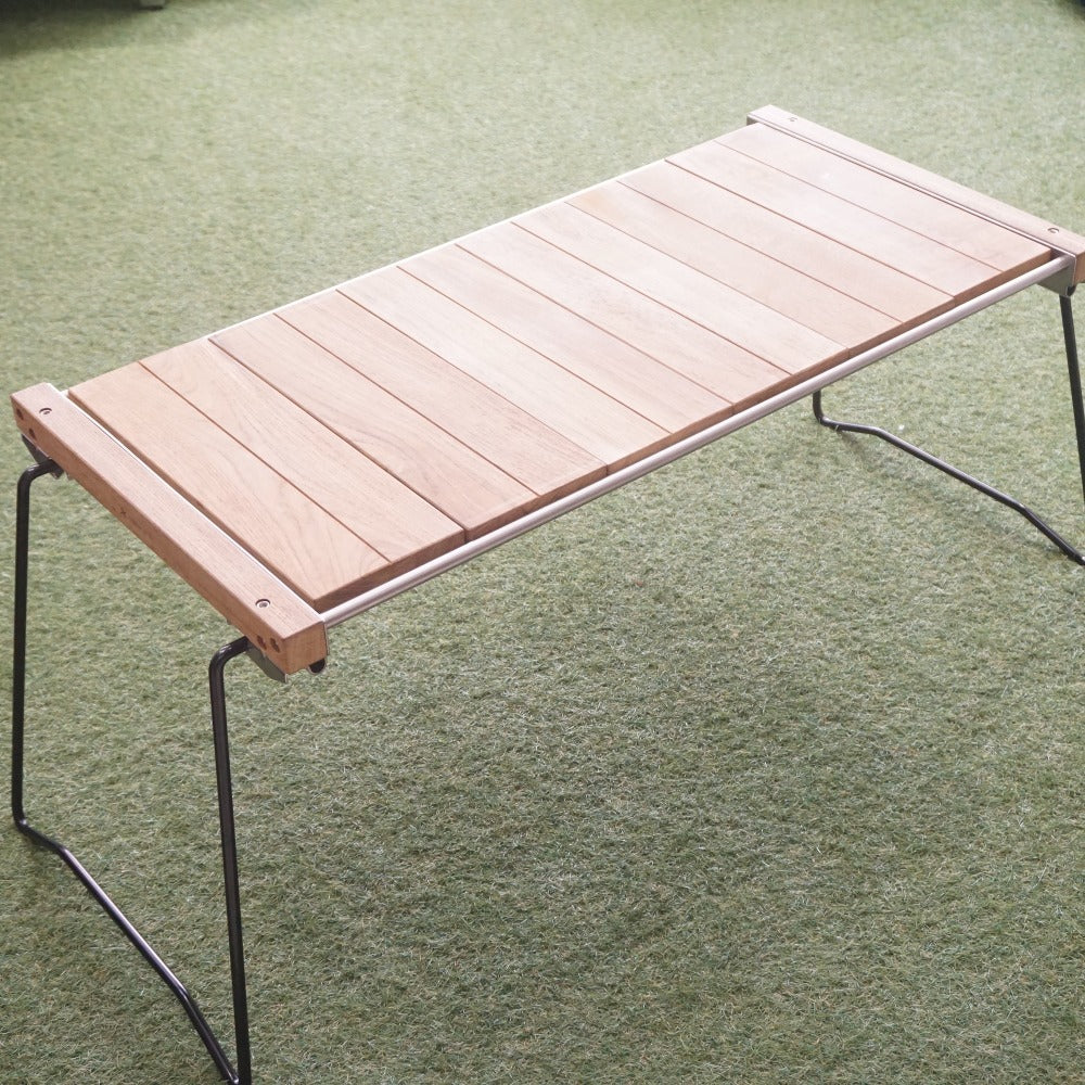 美品  スノーピーク（snowpeak） IGTスリム CK-180 テーブル・チェア　折り畳み　アイアングリルテーブル３ユニット分　専用収納ケース付 [8/21値下げ]