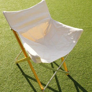 美品  スノーピーク（snowpeak） Take!チェア LV-080 テーブル・チェア　アイボリー　6号帆布　屋内使用のみ