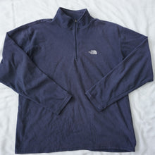 画像をギャラリービューアに読み込む, ザ・ノースフェイス（THE NORTH FACE） TKA100 ハーフジップフリース 古着 Tシャツ・カットソー ネイビー メンズ サイズ/M　アンダーシャツ [5/18値下げ]