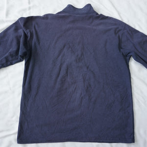 ザ・ノースフェイス（THE NORTH FACE） TKA100 ハーフジップフリース 古着 Tシャツ・カットソー ネイビー メンズ サイズ/M　アンダーシャツ [5/18値下げ]