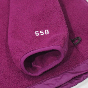 ファスナー破損 ザ・ノースフェイス（THE NORTH FACE） フリースダウンジャケット 550フィル パープル レディース サイズ/L [5/18値下げ]