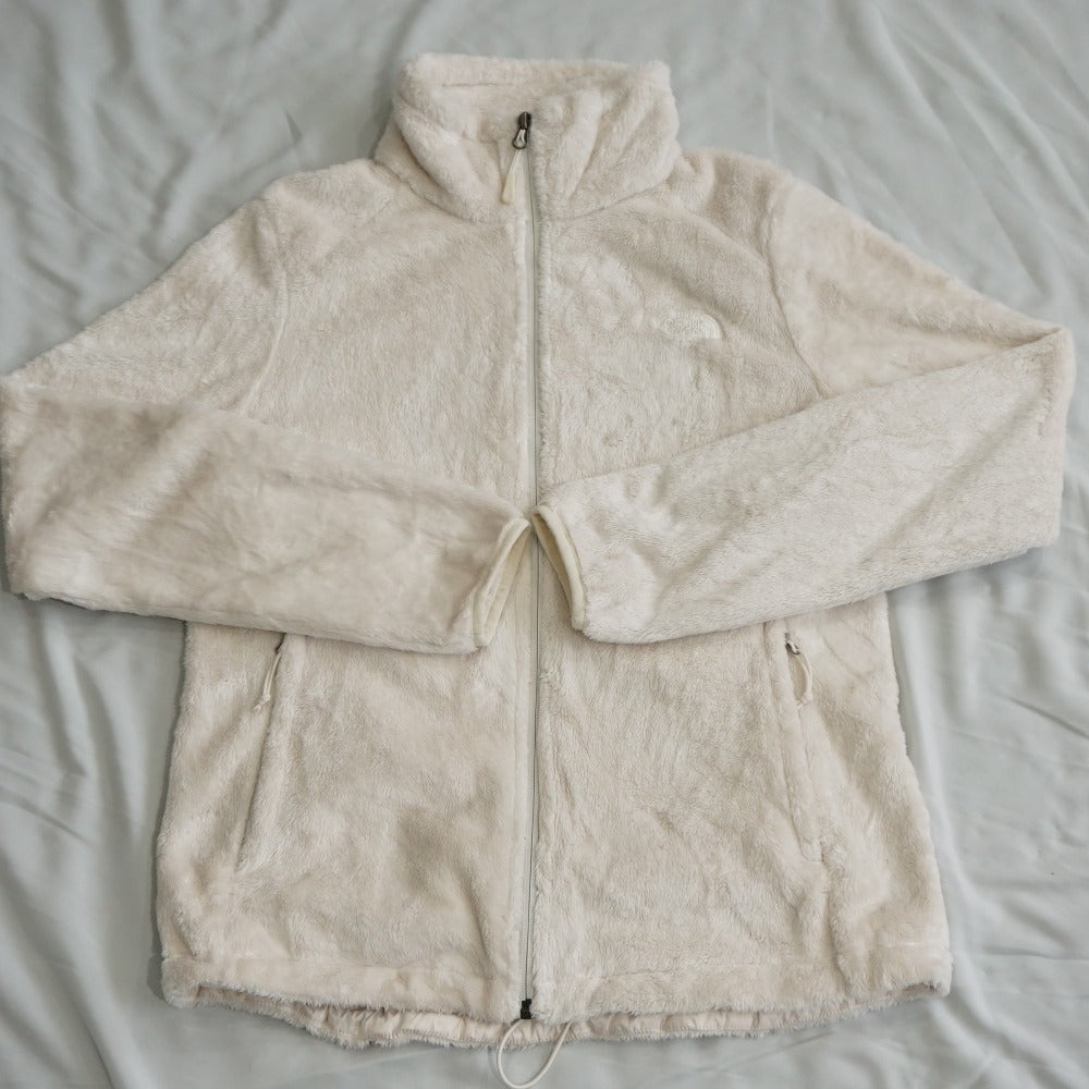 美品 ザ・ノースフェイス（THE NORTH FACE） ボアフルジップジャケット ブルゾン 古着 オフホワイト レディース サイズ/M