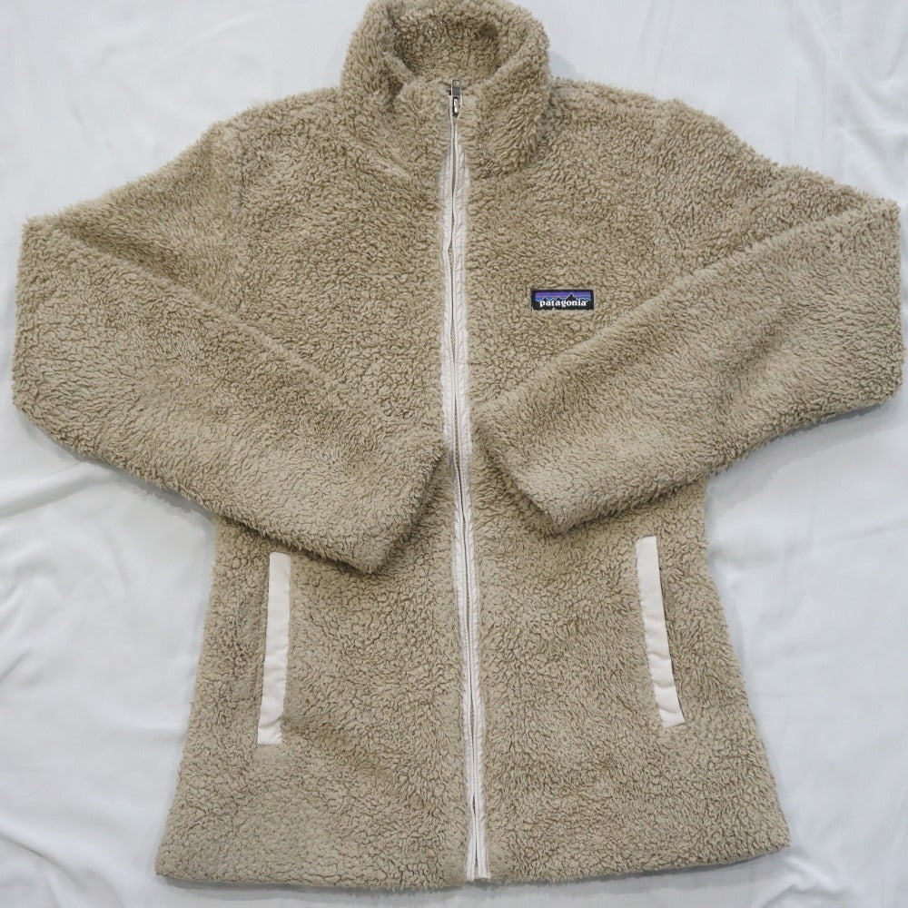 パタゴニア（patagonia） ボアフルジップジャケット ブルゾン 古着 ベージュ レディース サイズ/XS