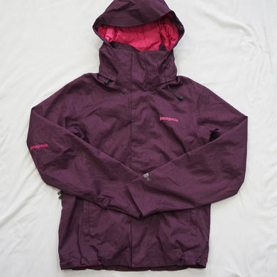 パタゴニア（patagonia） レインウェア H2No マウンテンパーカー　ブルゾン 古着 パープル レディース サイズ/S