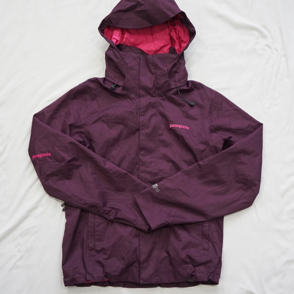 パタゴニア（patagonia） レインウェア H2No マウンテンパーカー　ブルゾン 古着 パープル レディース サイズ/S