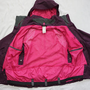 パタゴニア（patagonia） レインウェア H2No マウンテンパーカー　ブルゾン 古着 パープル レディース サイズ/S