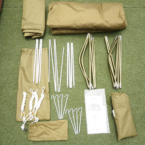 【組立確認済】美品 テンマクデザイン（tent-mark DESIGNS） ペポライト　フットプリントセット テント　ロッジ型テント　簡単組立　グランドシート
