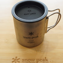 画像をギャラリービューアに読み込む, スノーピーク（snowpeak） チタンダブルマグ450[容量450ml] &amp;フタセット MG-053R/MGC-053 テーブルウェア　マグカップ　保温構造