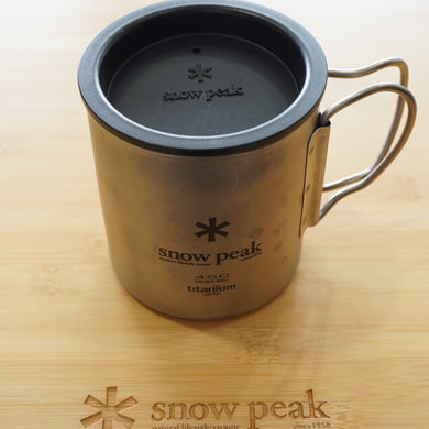 スノーピーク（snowpeak） チタンダブルマグ450[容量450ml] &フタセット MG-053R/MGC-053 テーブルウェア　マグカップ　保温構造