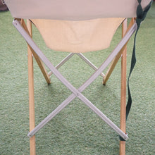 画像をギャラリービューアに読み込む, 美品 スノーピーク（snowpeak） Take!チェア LV-080 テーブル・チェア　アイボリー　竹　6号帆布　中央収束チェア