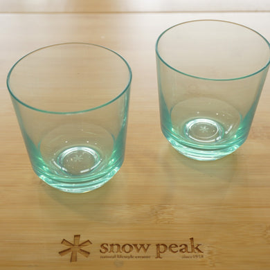 美品 スノーピーク（snowpeak） クラルテロックグラス　CLARTE R/GLASS　ペア TW-274CG テーブルウェア　2個セット