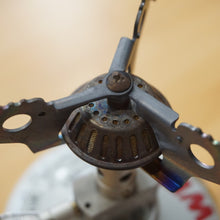 画像をギャラリービューアに読み込む, 美品 スノーピーク（snowpeak） ギガパワーマイクロマックスウルトラライト GST-120R 焚火台・バーナー [8/7値下げ]