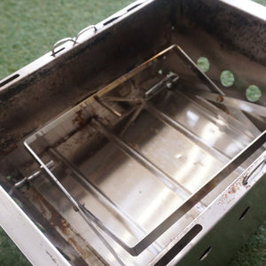 廃盤　入手困難　スノーピーク（snowpeak） IGTシステムBBQ BOX 焼武者 CK-130 焚火台・バーナー　卓上スタンド付