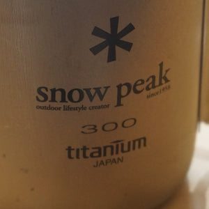 スノーピーク（snowpeak） チタンシングルマグ300 MG-142 テーブルウェア　300ml マグカップフォールディングハンドル　食器