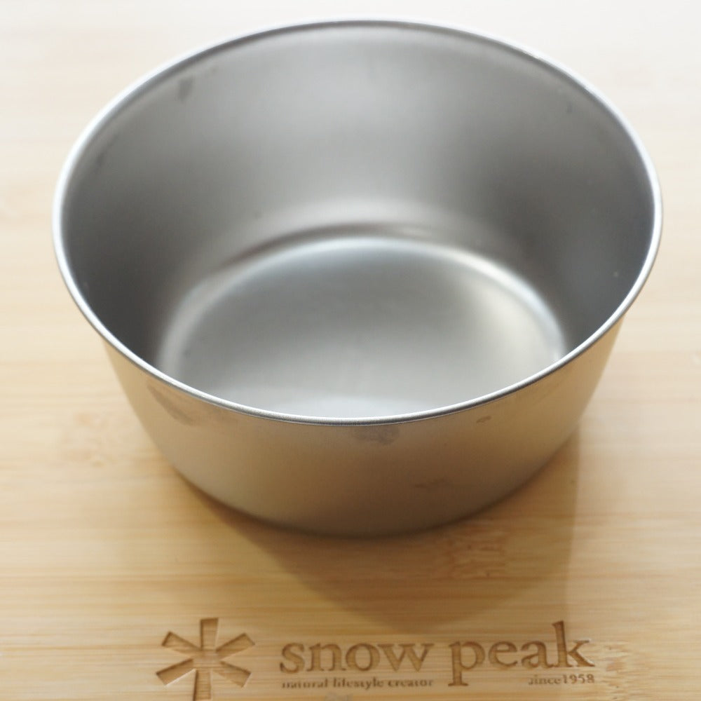 美品 スノーピーク（snowpeak） トレックチタンボウル STW-003T テーブルウェア [8/7値下げ]