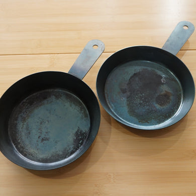 ヨカ（YOKA） DOUBLE PAN ダブルパン　スキレット　18cm・17cm2個セット　キッチンツール [7/28値下げ]