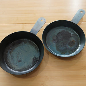 ヨカ（YOKA） DOUBLE PAN ダブルパン　スキレット　18cm・17cm2個セット　キッチンツール [7/28値下げ]