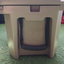 画像をギャラリービューアに読み込む, 美品 スノーピーク（snowpeak） ハ－ドロッククーラ－40QT UG-302GY クーラー・保温　極厚 クーラーボックス 38L　グリズリー社製