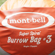 画像をギャラリービューアに読み込む, 美品 モンベル（mont-bell） スーパースパイラルバロウバッグ#3 1121219  R-ZIP スリーピングギア サンライズレッド シュラフ 寝袋  [最低使用温度-10度]
