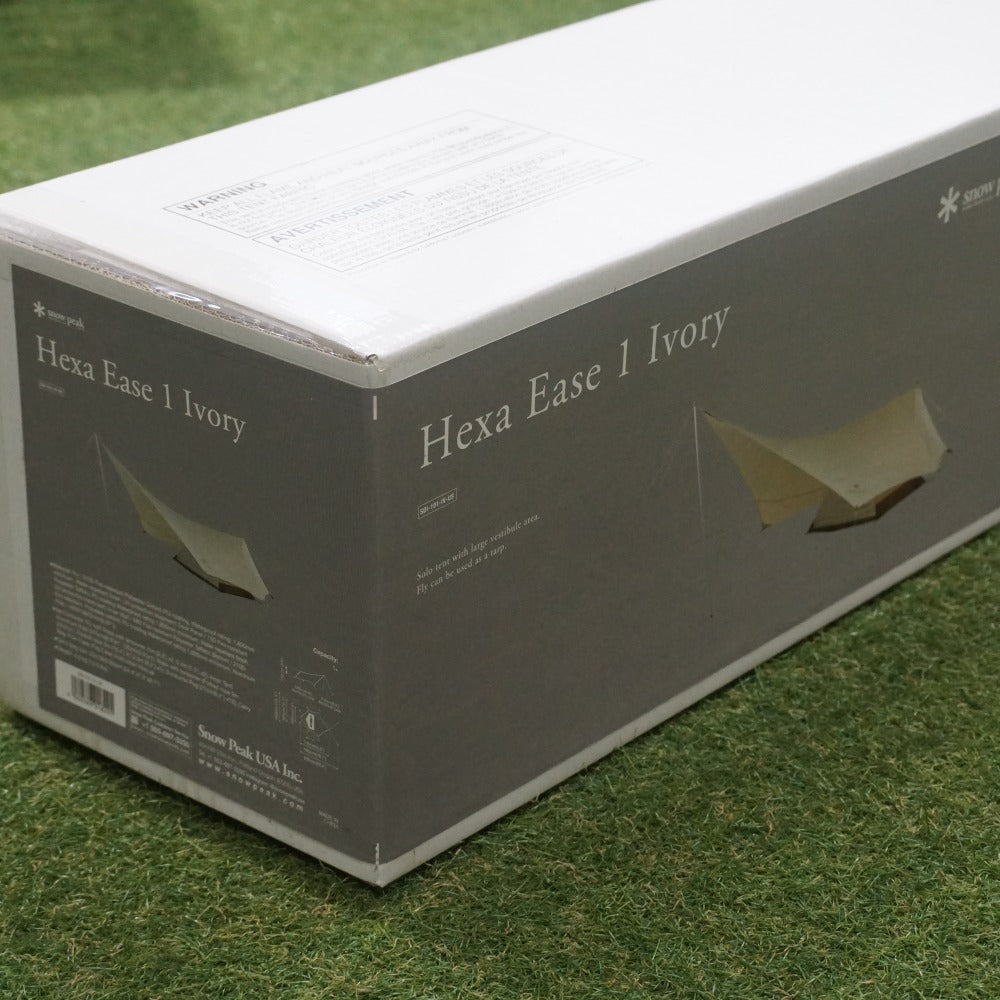 【入手困難・超レア】未使用 スノーピーク（snowpeak） Hexa Ease 1 in Ivory SDI-101-IV-US テント　ソロ　キャンプ ヘキサタープ・テント　USA限定モデル [送料無料]