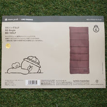画像をギャラリービューアに読み込む, 美品 スノーピーク（snowpeak） SSシングル　LINEFRIENDS BD-105LF スリーピングギア　セパレートシュラフ 寝袋・寝具　下限温度5度