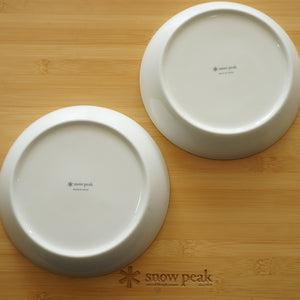 スノーピーク（snowpeak） ノキ　プレートM 2枚セット TW-253 テーブルウェア　強化磁気　野器