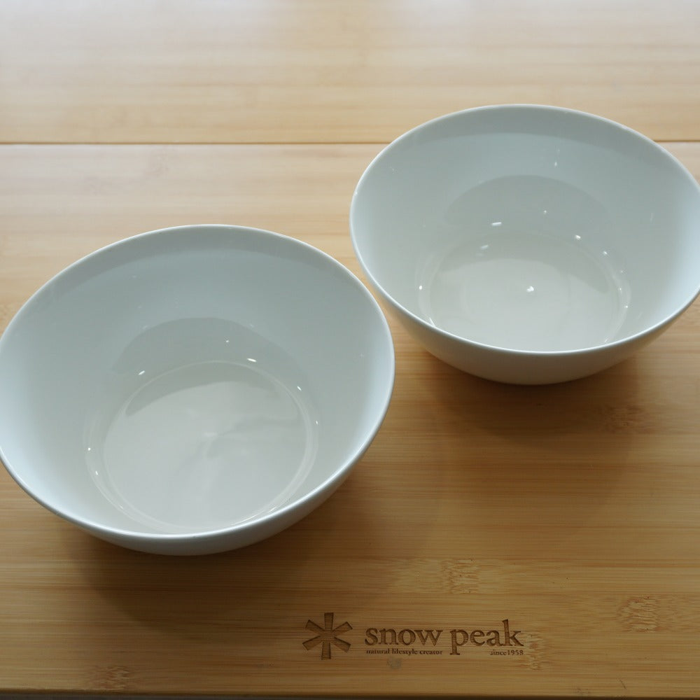 スノーピーク（snowpeak） ノキ　ボウルL 2個セット TW-264 テーブルウェア　950ml　磁気　野器 [9/26値下げ]