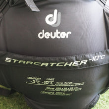 画像をギャラリービューアに読み込む, 美品 ドイター（deuter） スターキャッチャー -10℃ スリーピングギア　寝袋　シュラフ [8/31値下げ]