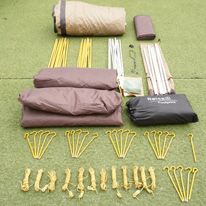 【組立確認済】美品 ノルディスク（nordisk） レイサ4 ジャパン ベージュ＆フットプリント 122040 テント　4人用　トンネル型　2ルーム [送料無料]