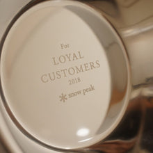 画像をギャラリービューアに読み込む, 未使用 スノーピーク（snowpeak） ミラーポリッシュ シェラカップ2018 for LOYAL CUSTOMERS テーブルウェア　記念品　非売品　バックパッカーズカップ