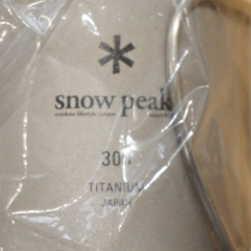 未使用 スノーピーク（snowpeak） チタンシングルマグ300ml MG-142 テーブルウェア