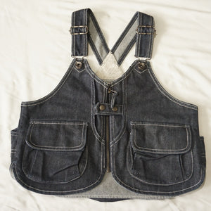 未使用 スノーピーク（snowpeak） Kids TAKIBI デニム ベスト JK-20AK113 ジャケット INDIGO キッズ　焚火に最適　燃えにくいデニム素材 [送料無料]