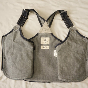 未使用 スノーピーク（snowpeak） Kids TAKIBI デニム ベスト JK-20AK113 ジャケット INDIGO キッズ　焚火に最適　燃えにくいデニム素材 [送料無料]
