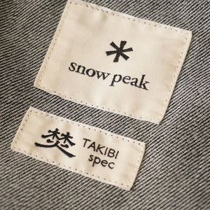 未使用 スノーピーク（snowpeak） Kids TAKIBI デニム ベスト JK-20AK113 ジャケット INDIGO キッズ　焚火に最適　燃えにくいデニム素材 [送料無料]