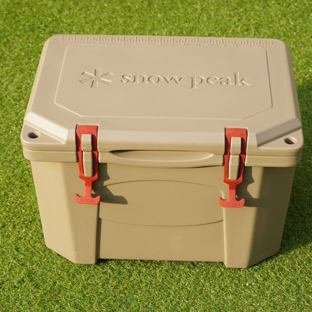 【廃盤】美品 スノーピーク（snowpeak） ハードロッククーラー　20QT UG-301GY バッグ＆コンテナー　極厚 クーラーボックス 19L　グリズリー社製 [送料無料]