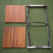 画像をギャラリービューアに読み込む, 美品 スノーピーク（snowpeak） IGTスリム CK-180 テーブル・チェア　アイアングリルテーブル　3ユニット分　専用収納ケース付 [送料無料]